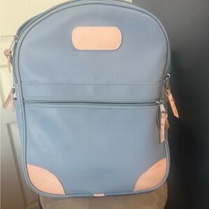 Jon Hart Design Sky Blue and Soft Pink Backpack